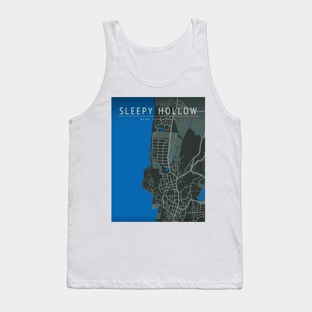 SLEEPY HOLLOW MAP Tank Top by boy cartograph